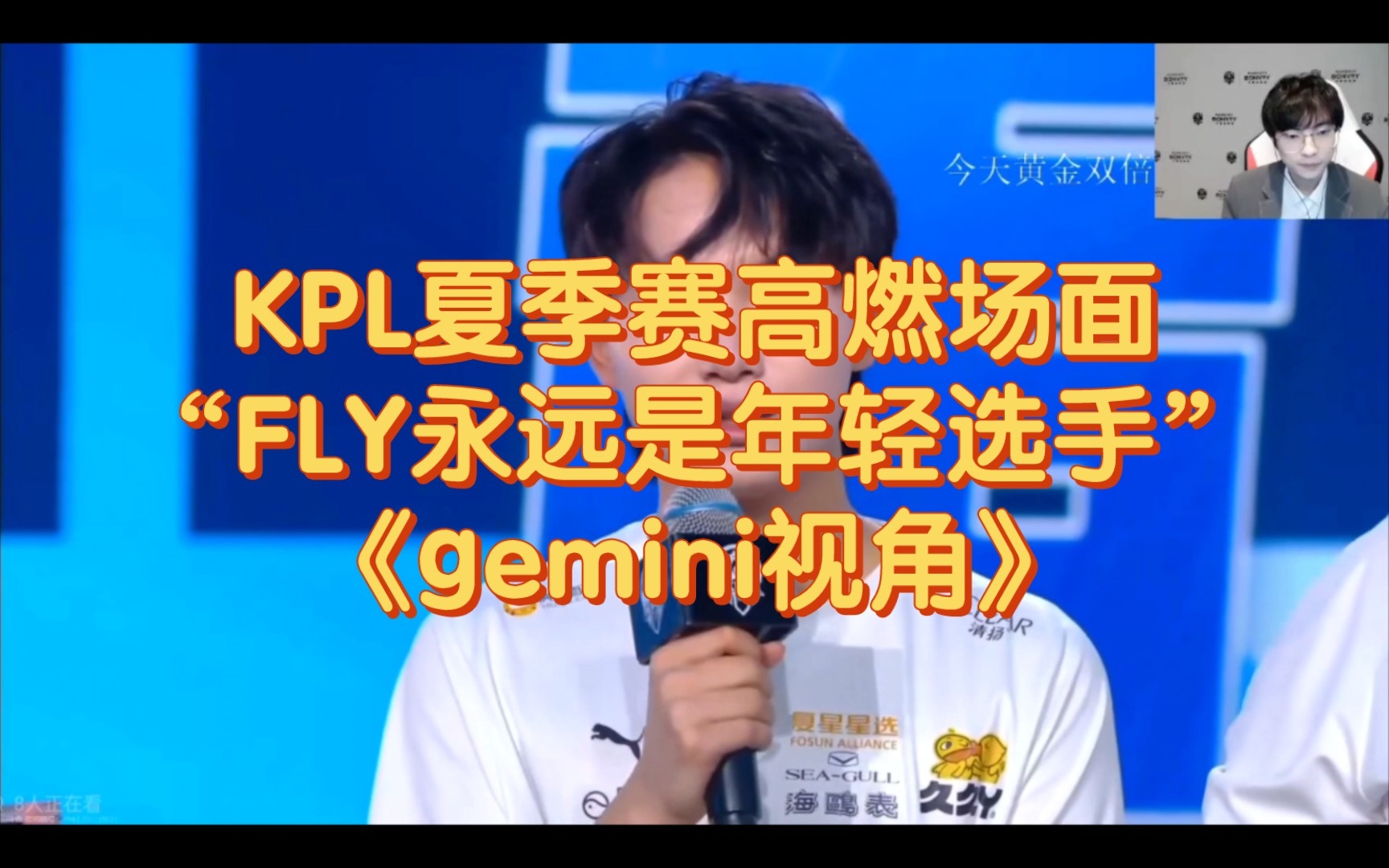 [图]KPL夏季赛高燃场面-FLY永远是年轻选手《gemini视角》