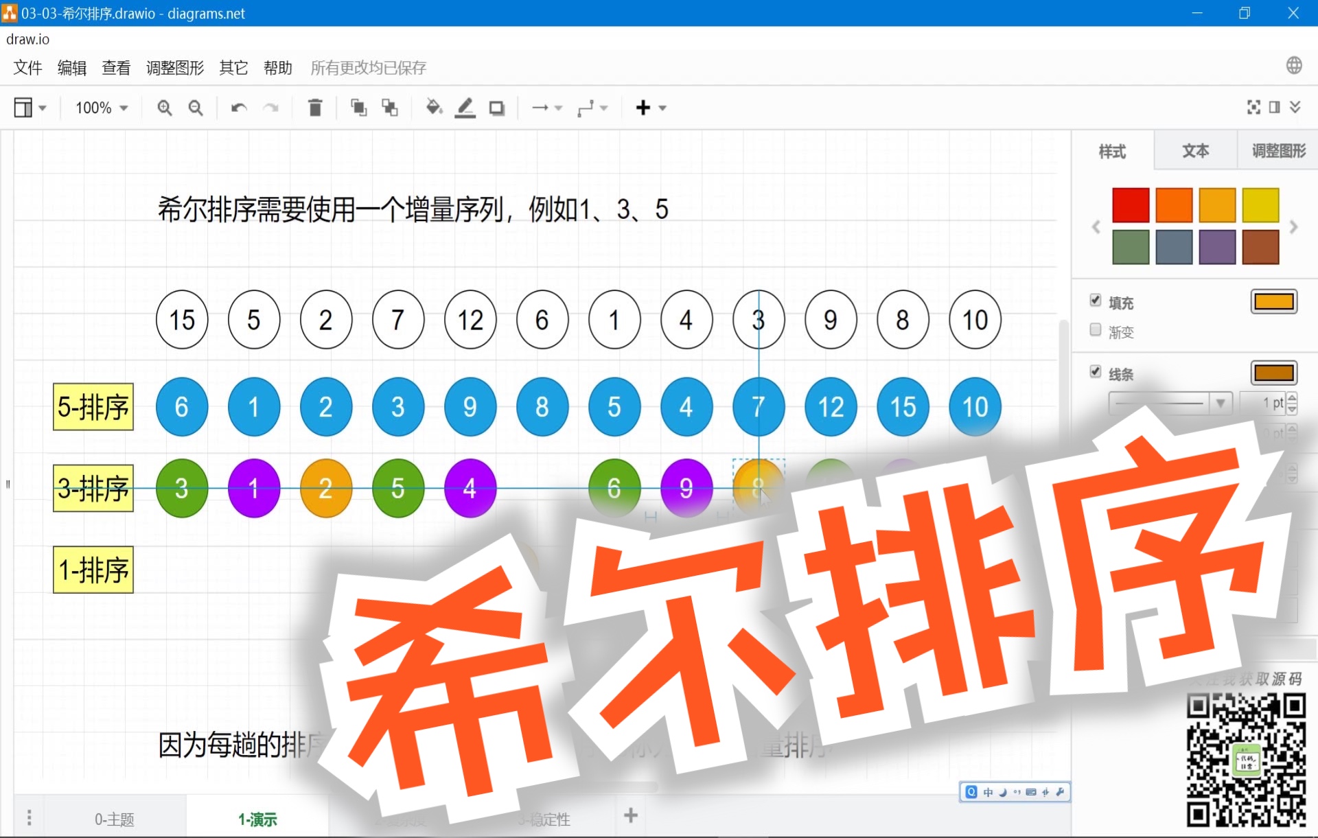 排序算法:希尔排序【图解+代码】哔哩哔哩bilibili