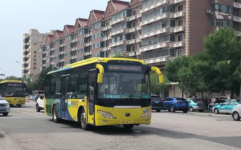 天津滨海公交112路 zk6902hga 行驶证上海道上