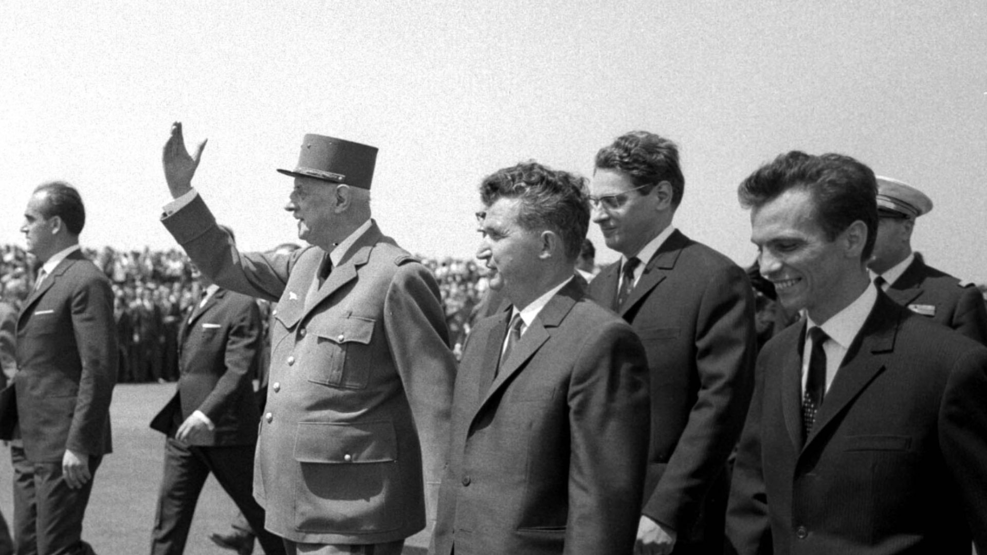 戴高乐访问罗马尼亚（14/5/1968，真·法国遇见华约法国）