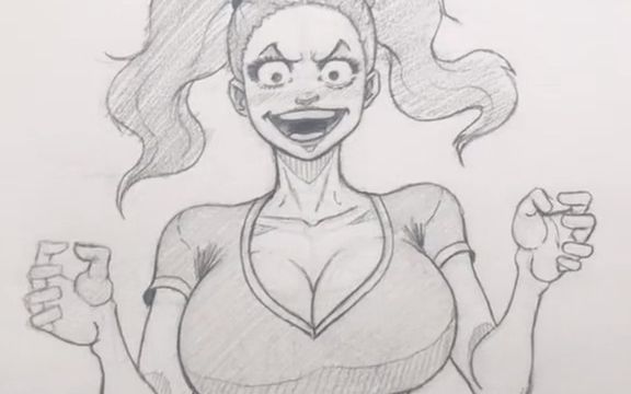 【画板写生】看我如何画一个拥有完美身材的爱笑的女孩!