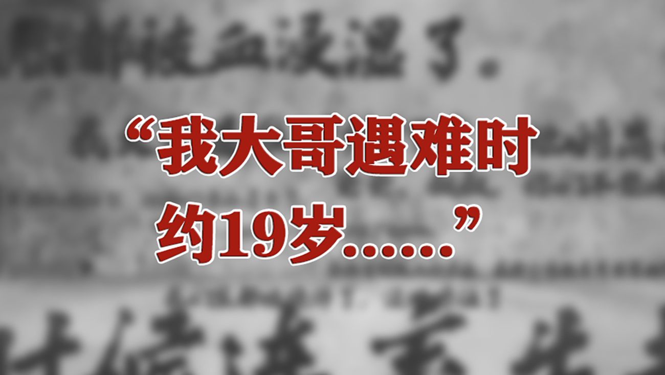 “30万不只是一串数字，那是我们的同胞！”