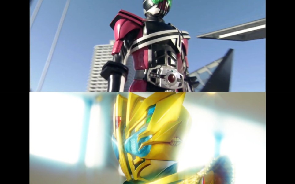 假面骑士帝骑vs假面骑士雷杰多初次变身对比