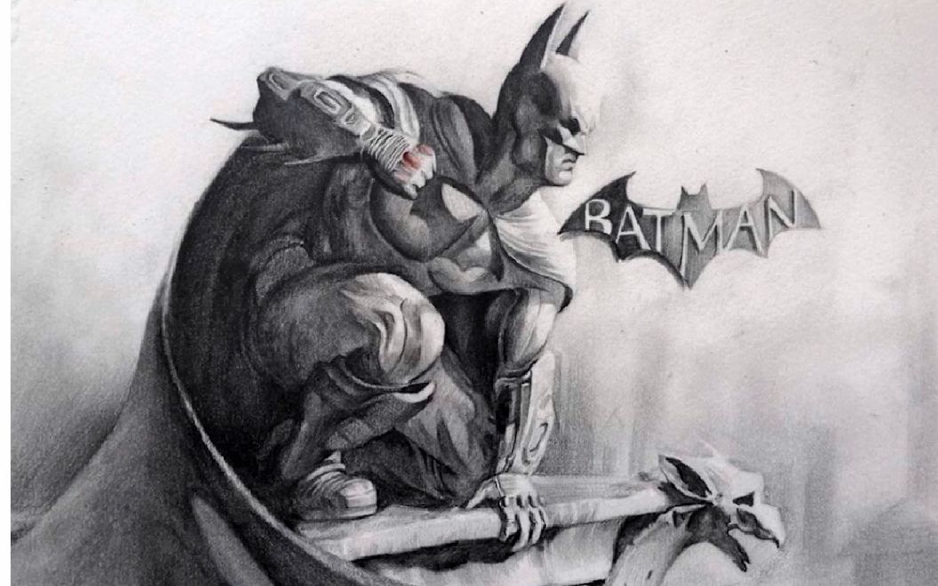 黑暗骑士 素描会有人喜欢吗? 灵魂画手使出洪荒之力啦