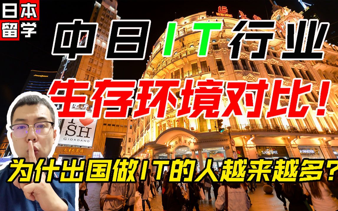 中日IT行业生存环境对比 为什出国做IT的人越来越多? 揭秘it行业内幕!日本vs中国it工资福利待遇哔哩哔哩bilibili