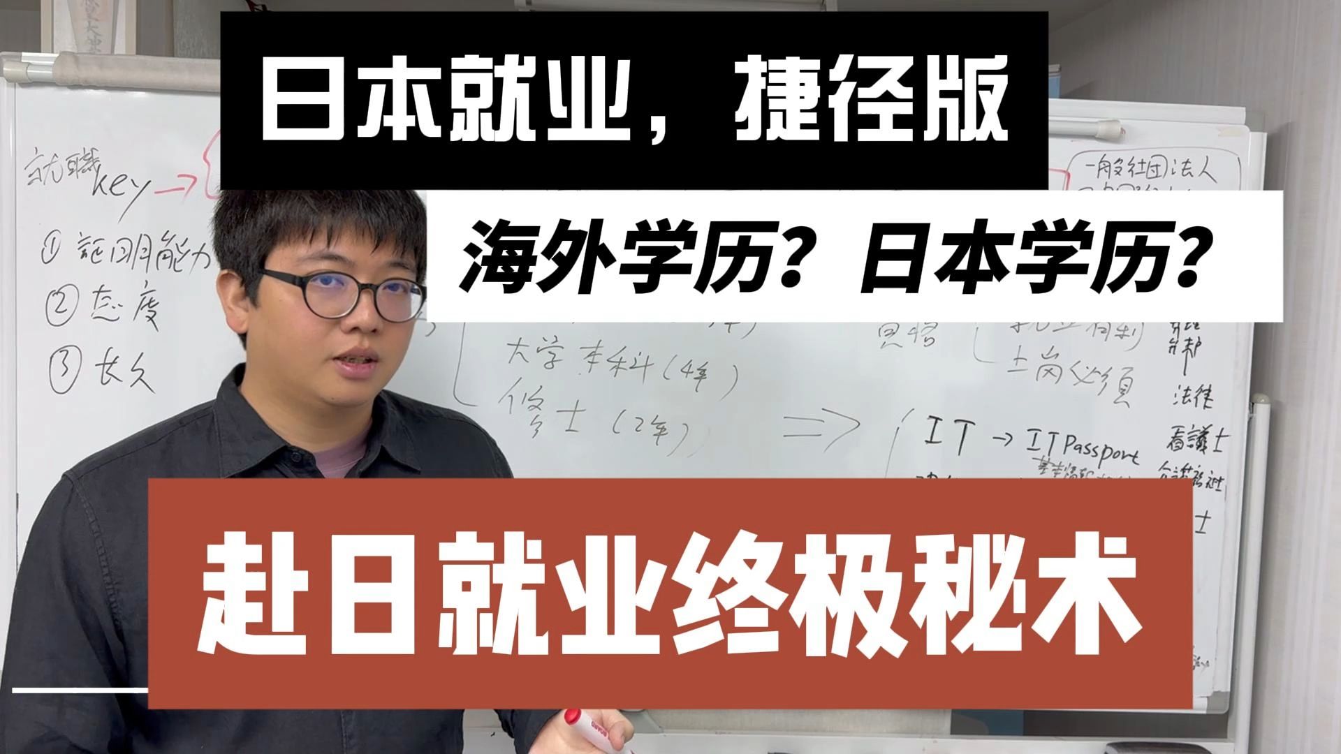 【日本就业特辑第4期】【特别是IT赴日就业】ITpassport,日本资格 海外学历,日本学历,日本就业,日本就职,日本找工作,日本留学哔哩哔哩bilibili