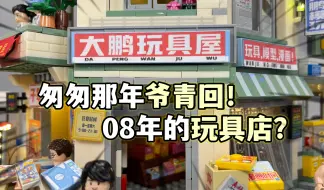 下载视频: 08年的玩具店什么样？未及积木8090匆匆那年 大鹏质检员