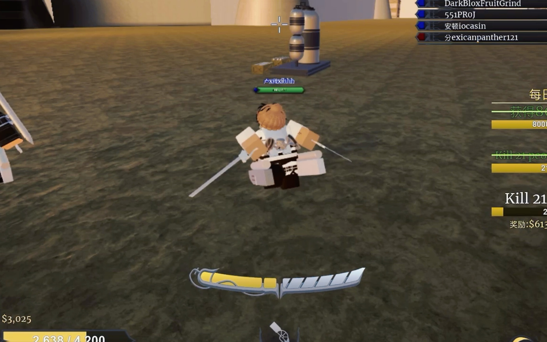 roblox上很好玩的进击的巨人游戏