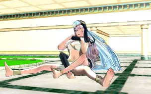 MMD ryona_ Azura sleeperhold Olivia