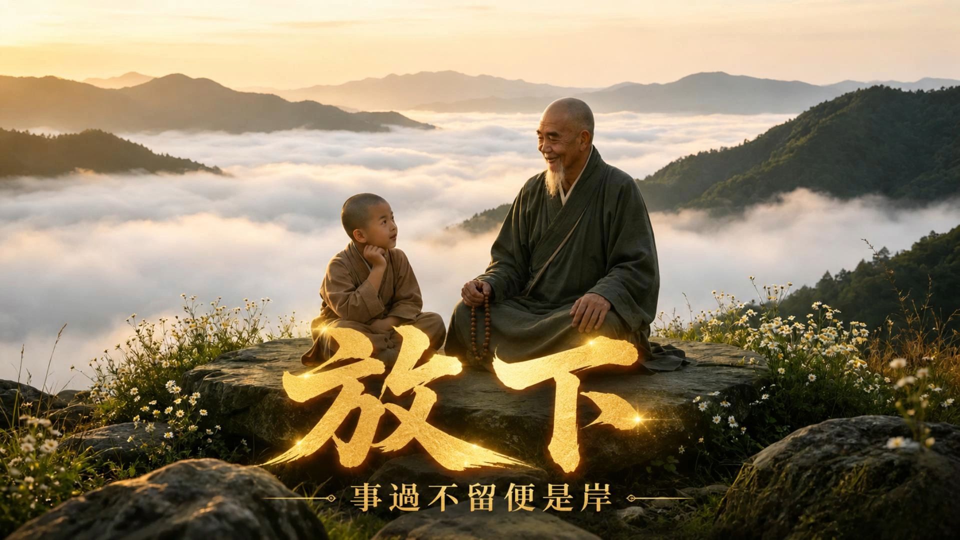 《放下》——听哭无数人的禅意歌曲：师父一句话，小和尚顿悟