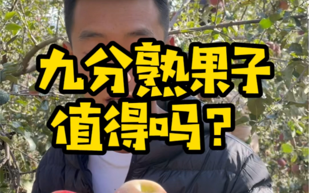 鏍戜笂涔濆垎鐔熺殑鑻规灉鍜屼竷鍒嗙啛鐨勮嫻鏋滄湁浠涔堝樊鍒紵