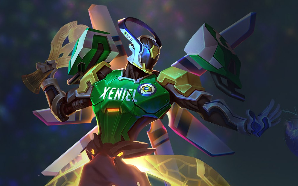 【传说对决体验服】赞尼尔皮肤:铁血后卫