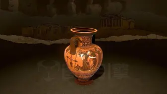 【图观引擎】场景特性：黑绘式双耳瓶