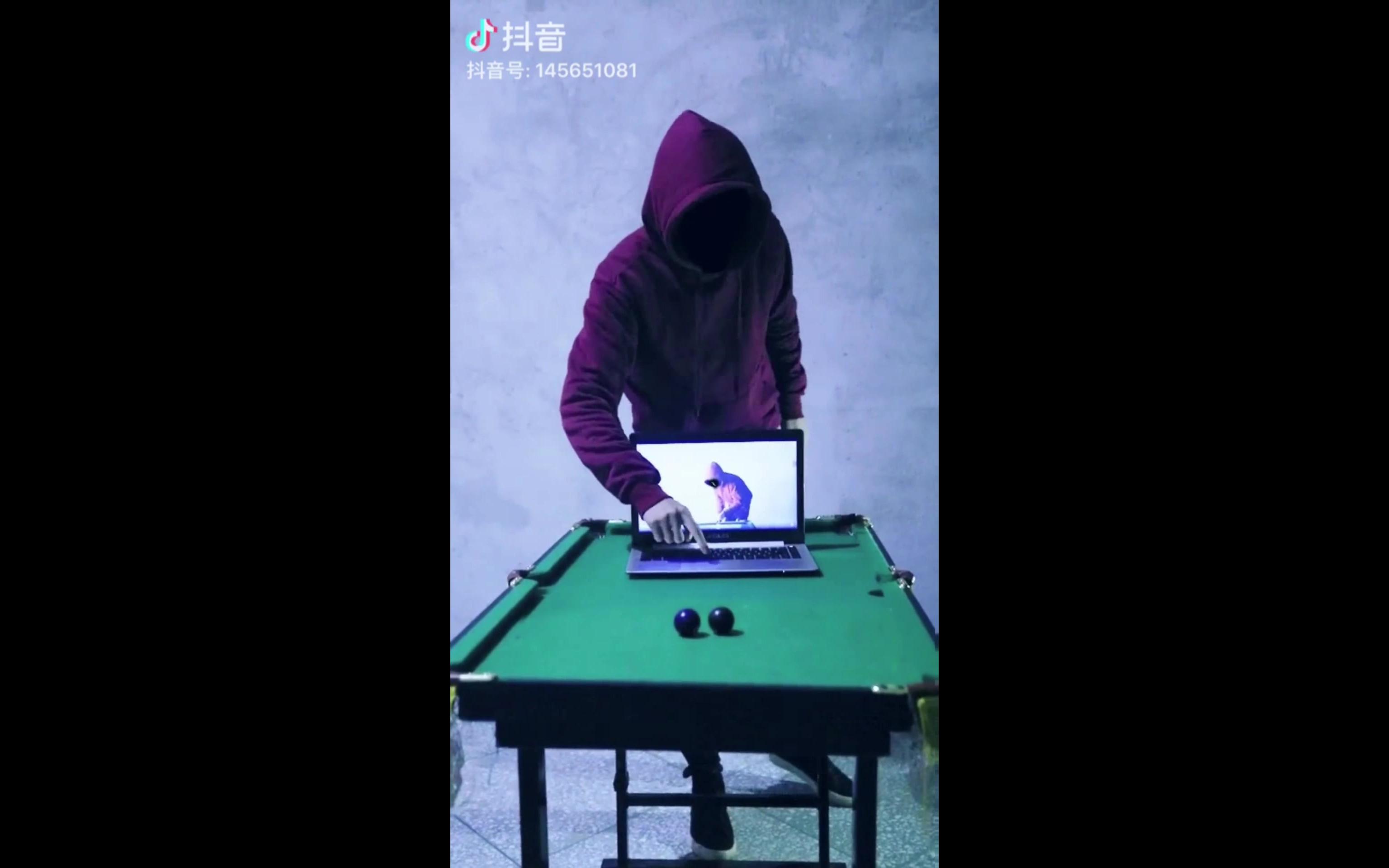 抖音高超技术流黑脸第二弹黑色的面罩也掩盖不住你是个帅哥