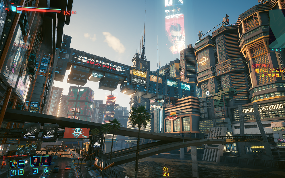 3090魔龙《赛博朋克2077》全流程 光追4k全最高(20)