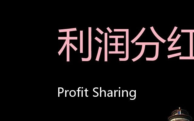 利润分红 Chinese Pronunciation Profit sharing哔哩哔哩bilibili