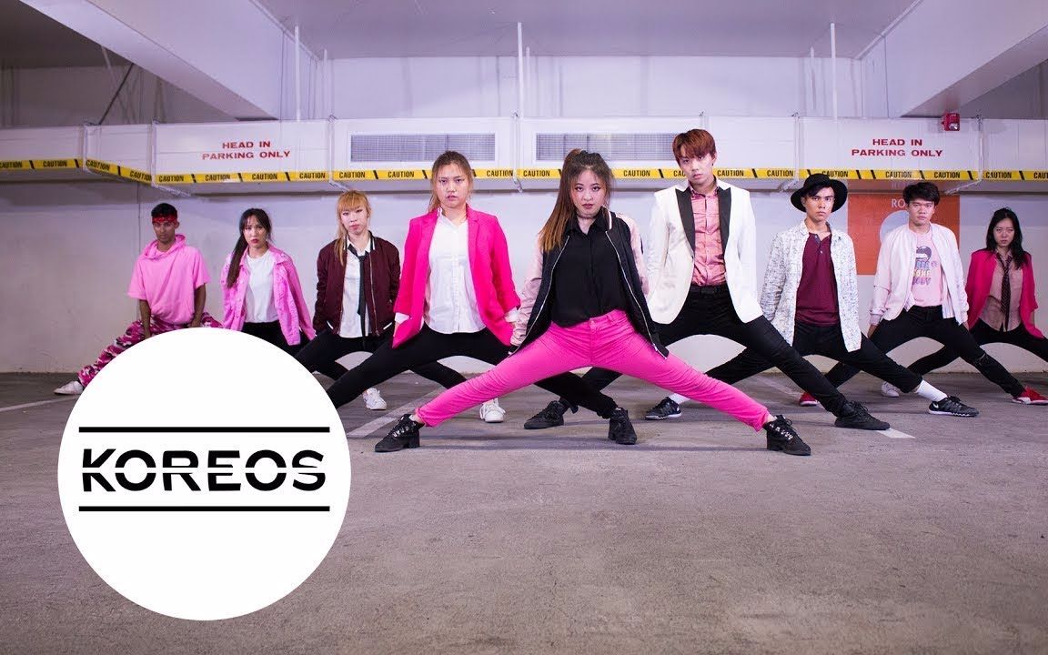 【koreos舞团】nct 127 - cherry bomb翻跳 粉色系酷炫翻跳 koreos