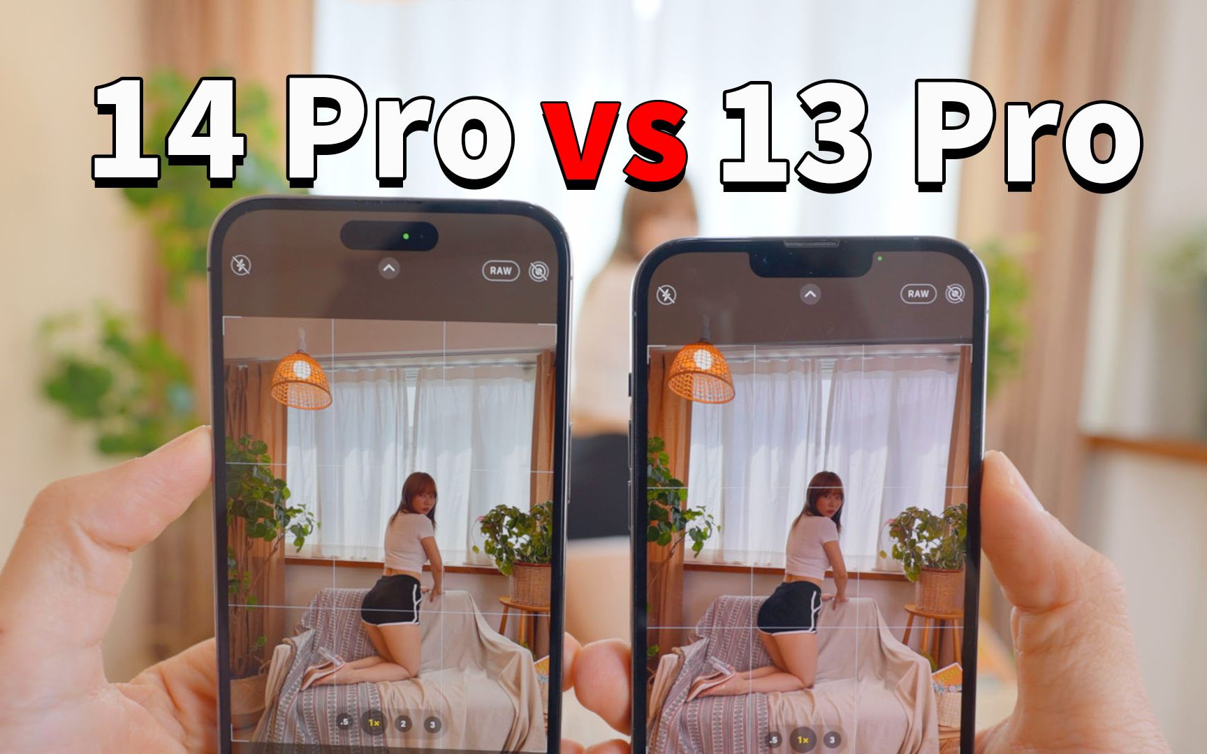 【iPhone14 Pro】真实对比4800万与1200万像素的差距!feat. 韩国美女/与iPhone13 Pro对比|大耳朵TV哔哩哔哩bilibili