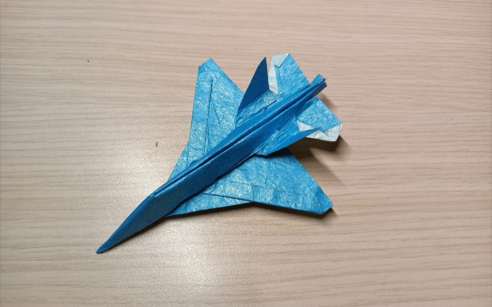 折纸"tigershark"虎鲨战斗机教程合集_哔哩哔哩_bilibili