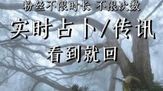 Descargar video: 「实时占卜/传讯」