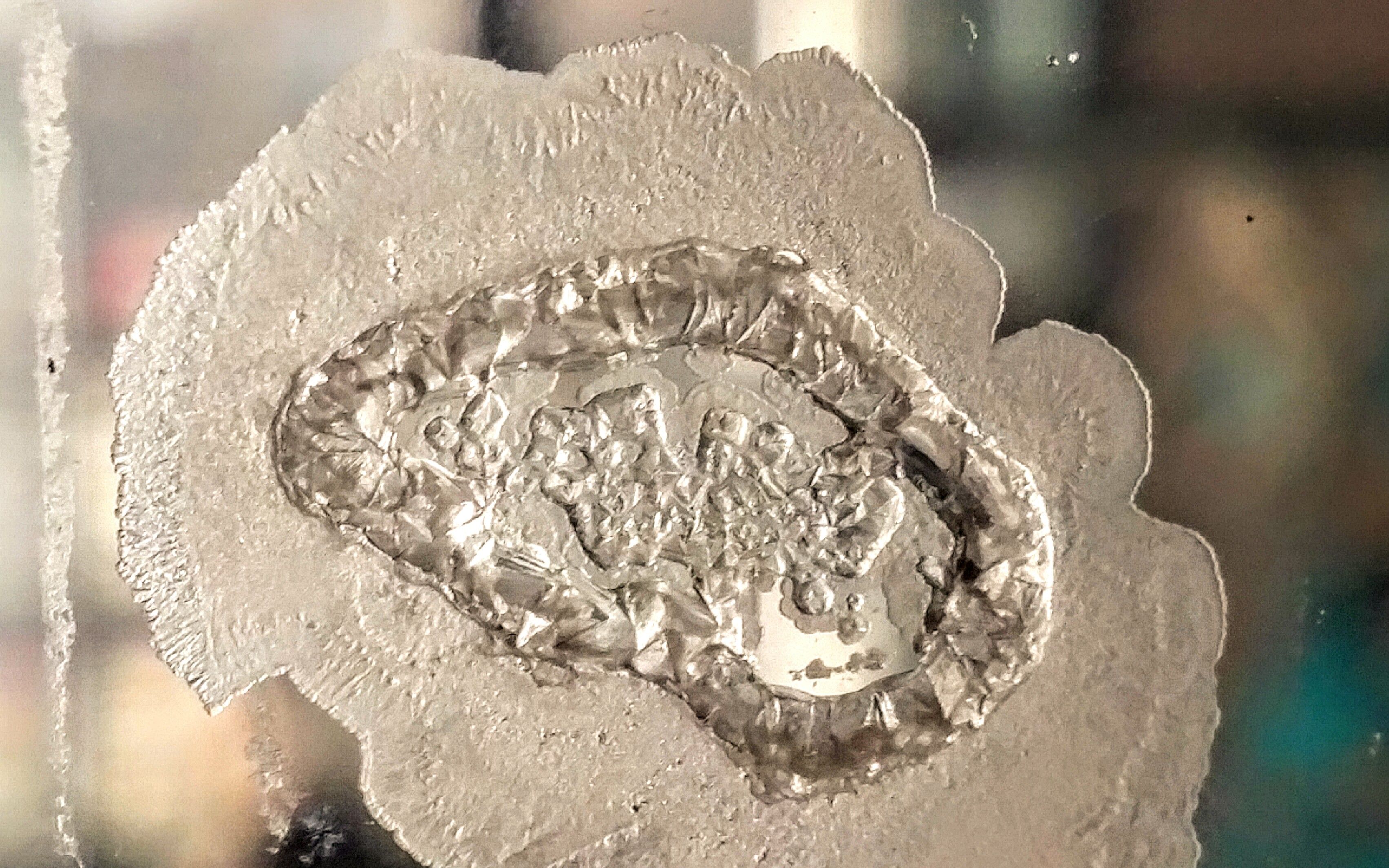 自制显微镜下的食盐晶体很漂亮