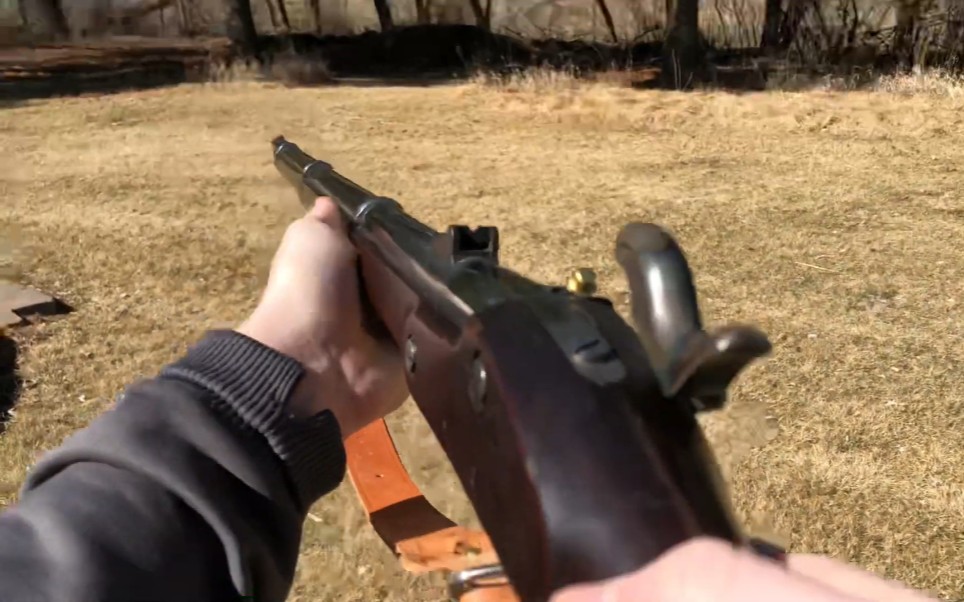 美制春田m1863前膛枪射击使用