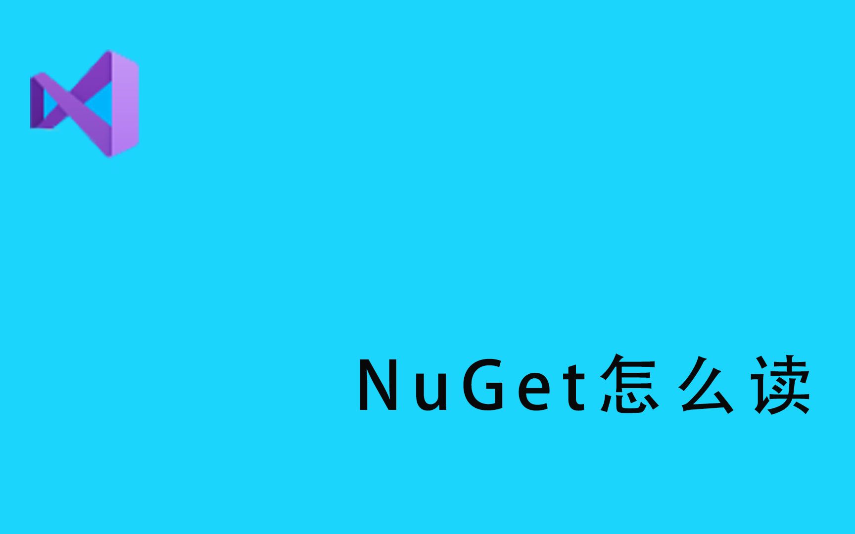 NuGet是什么意思,怎么读哔哩哔哩bilibili