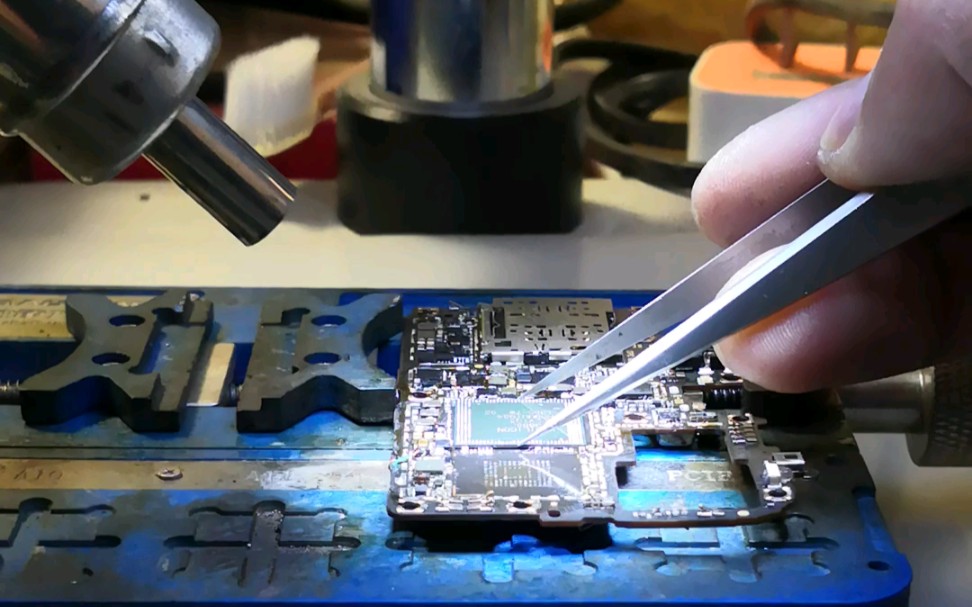 华为荣耀v20cpu虚焊,重做ok