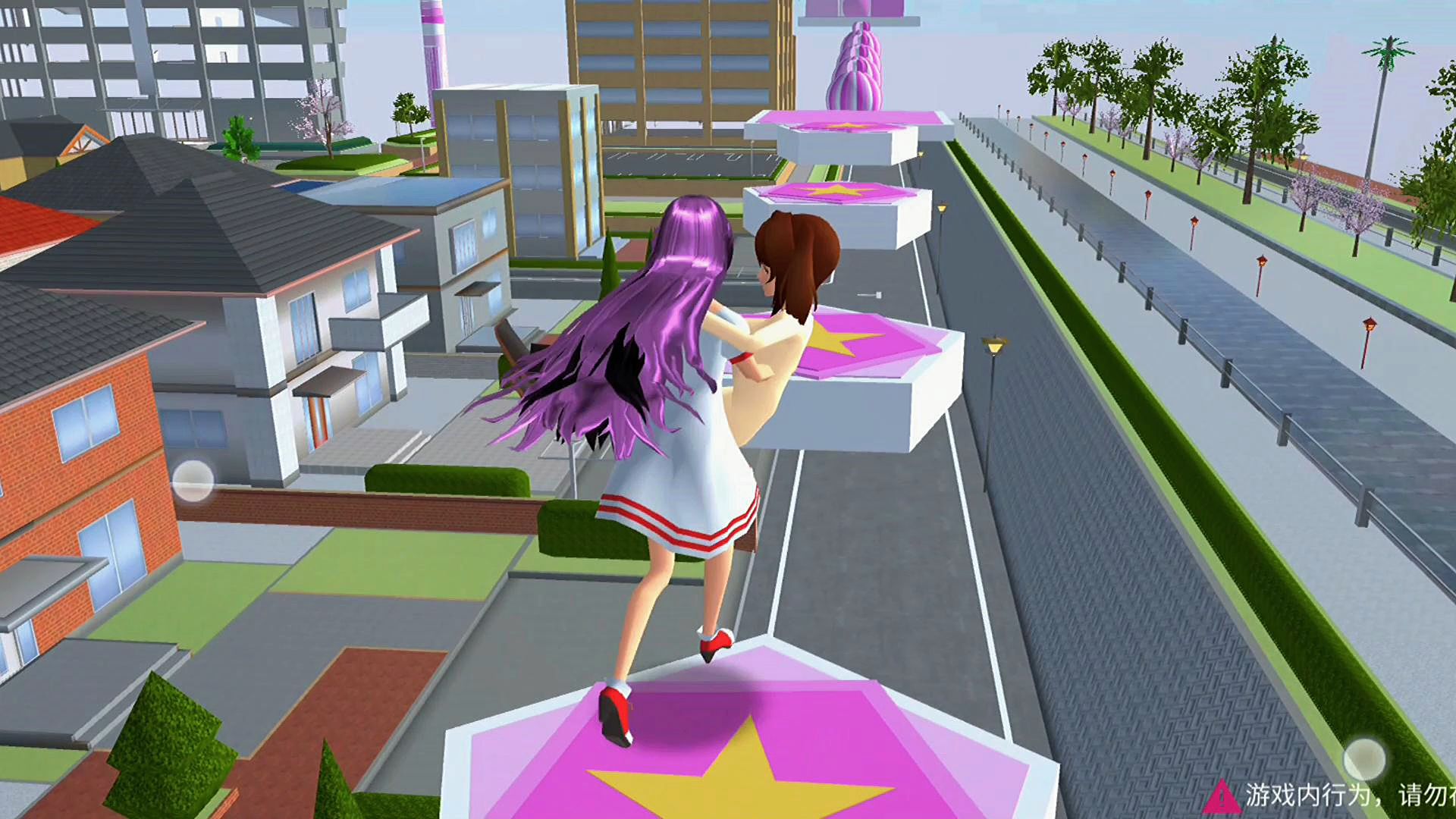 加入樱校四美跑酷?樱花校园模拟器