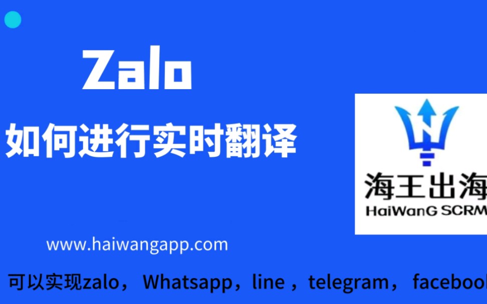 国人怎么用whatsapp,zalo聊天翻译?哔哩哔哩bilibili