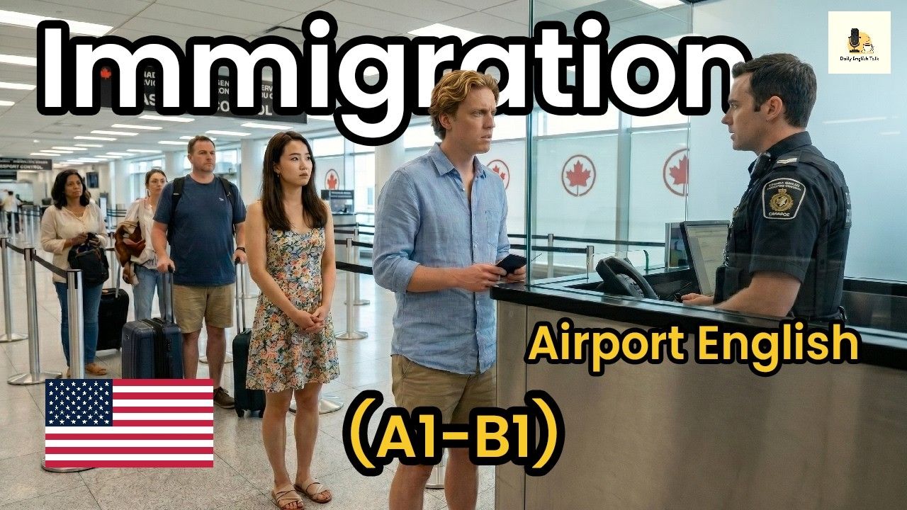 EP-88 机场入境英语 Airport Immigration English What to Say at the Border