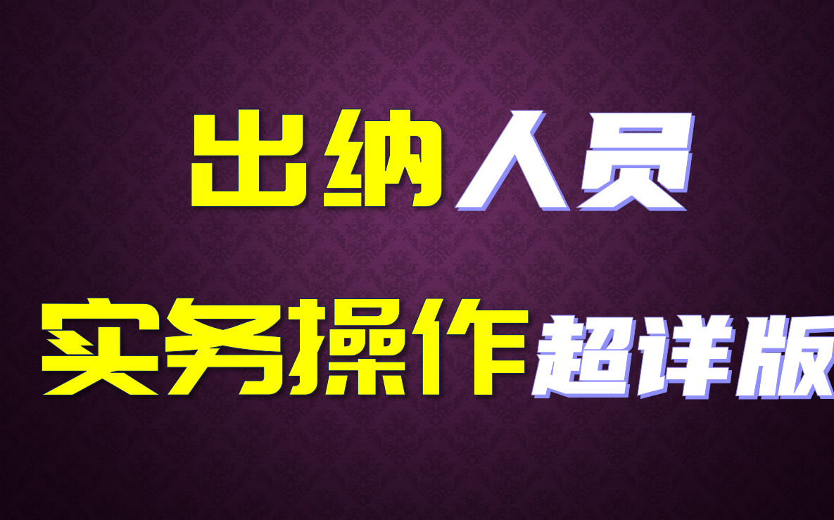 【出纳干货】出纳人的工作笔记  实操篇(11P超完整版)哔哩哔哩bilibili