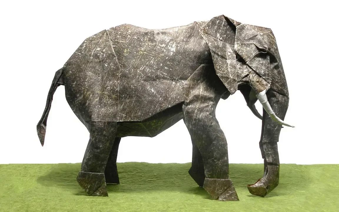 【mariano zavala】大象折纸教程origami african elephant time