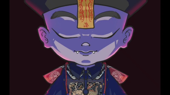 原创作品小僵尸绘画过程