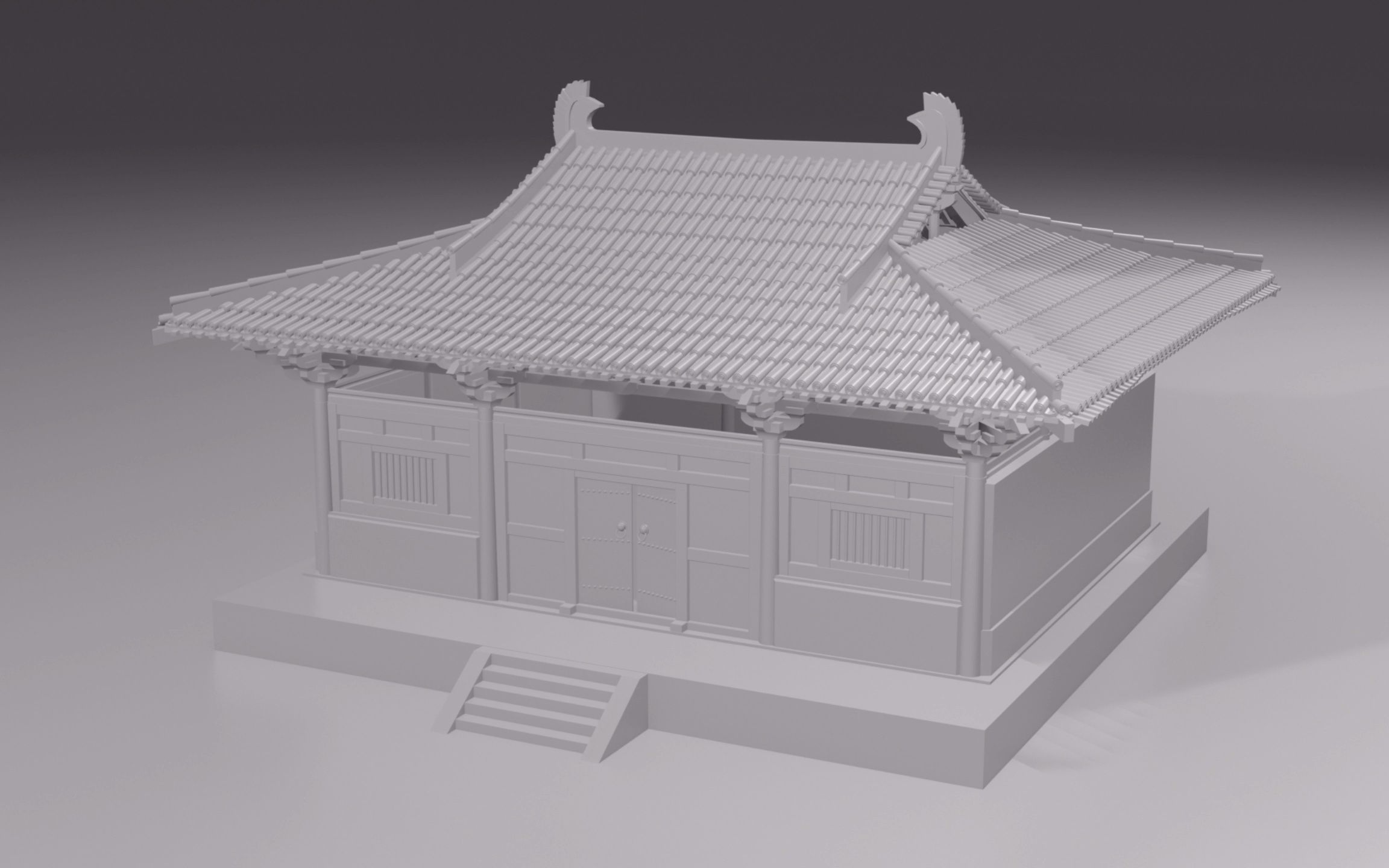 南禅寺大殿结构模型_哔哩哔哩_bilibili