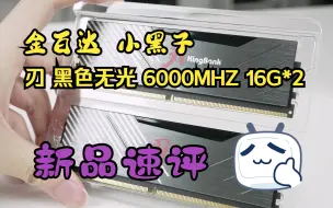 Télécharger la video: 金百达 小黑子新品 刃 DDR5 6000MHZ 16G*2 内存套装速评