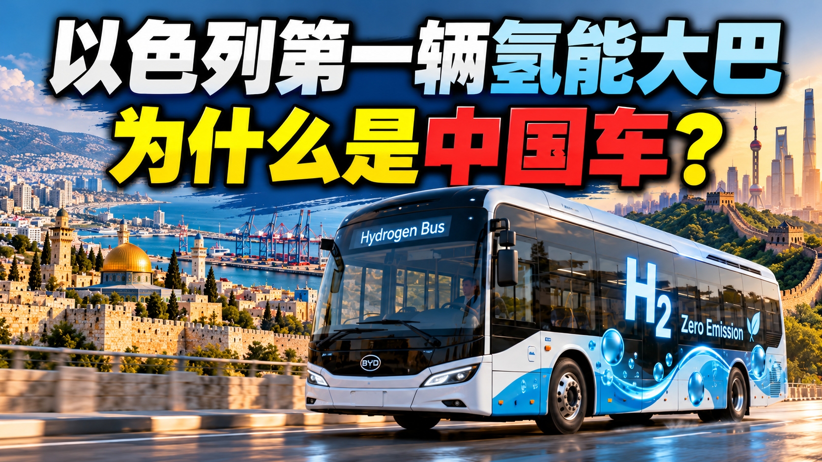 以色列第一辆氢能大巴，为什么是中国车？