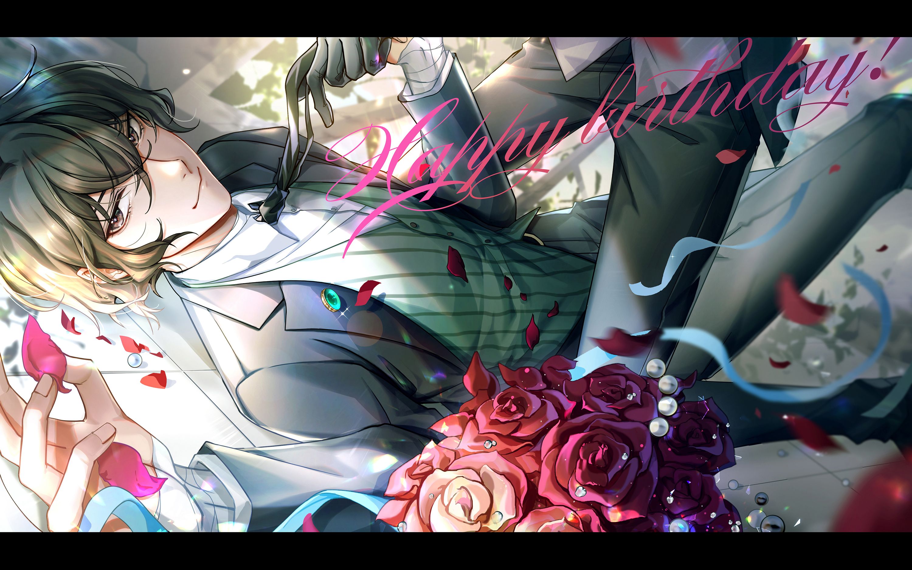 【绘画过程】文豪野犬 双黑 太宰治生贺_哔哩哔哩_bilibili