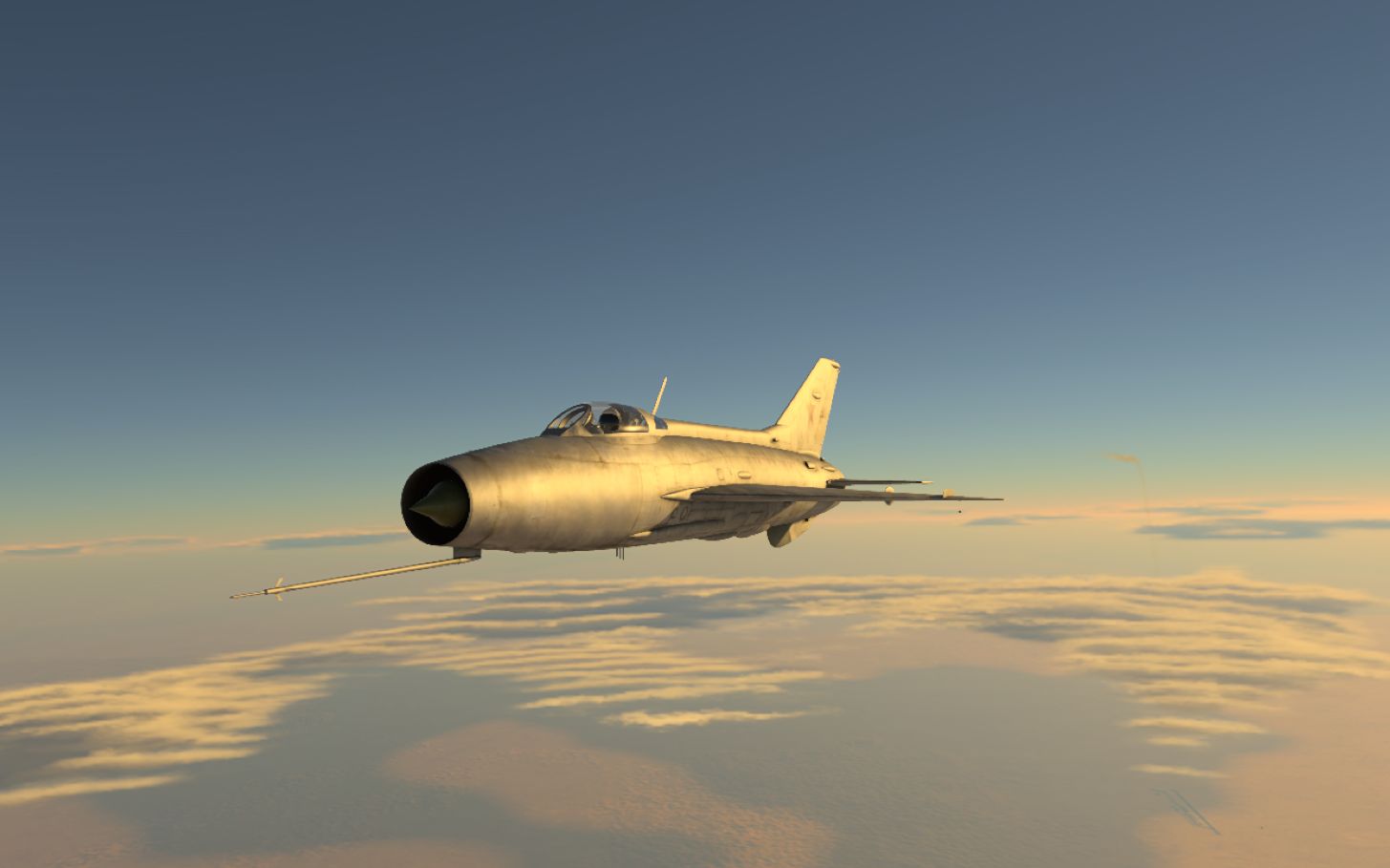 【战争雷霆】 游戏实况#2 米格21-f-13纯机炮无补给4杀实况(只要运气