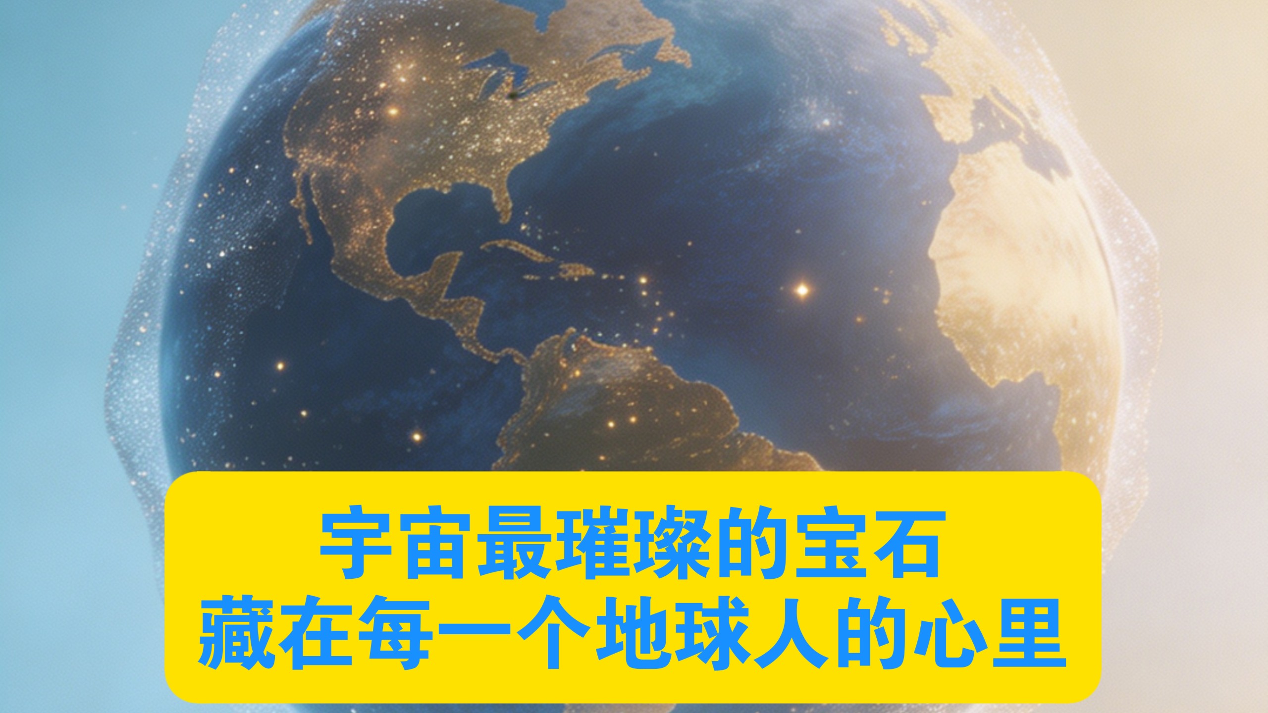 宇宙最璀璨的寶石，藏在每一個地球人的心裡