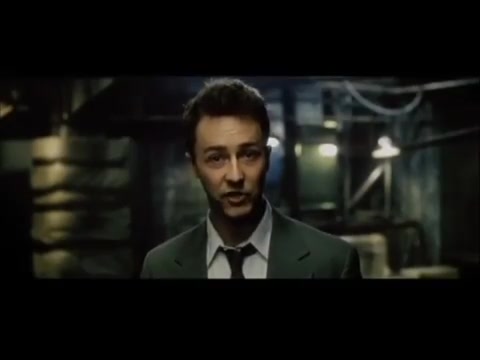 [图]【爱德华诺顿】搏击俱乐部-电影放映前禁烟说明- edward norton Fight Club before watching