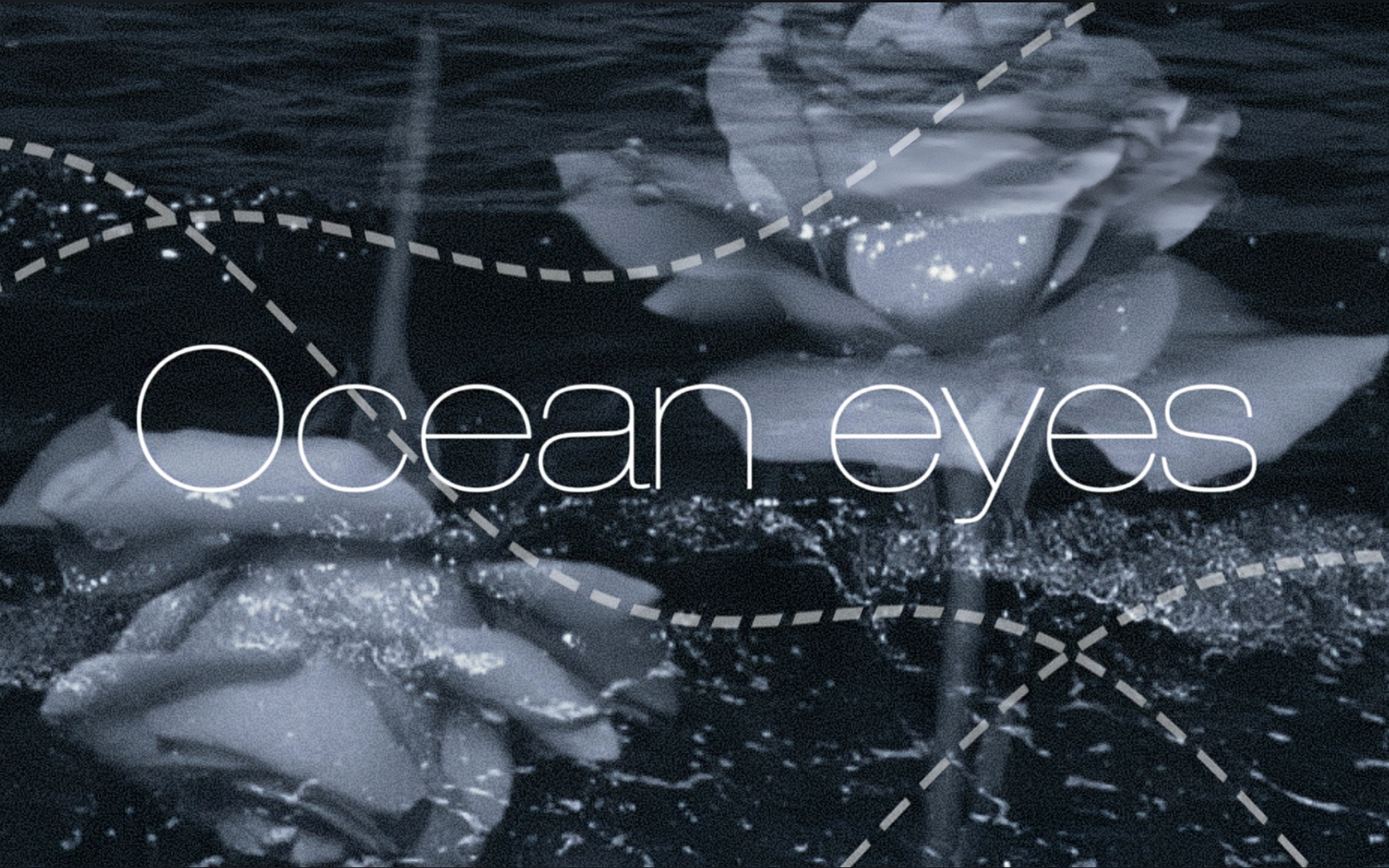 [图]【歌词排版】Ocean eyes丨适合沉溺舔颜向创作丨坠入你海洋般的眼眸