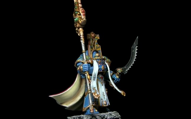战锤40k千子涂装how to paint thousand sons scarab occult