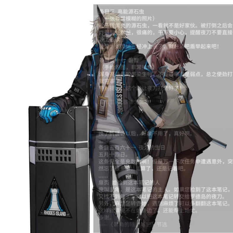 【明日方舟/夜刀x黑角】夜刀和黑角の甜蜜约会