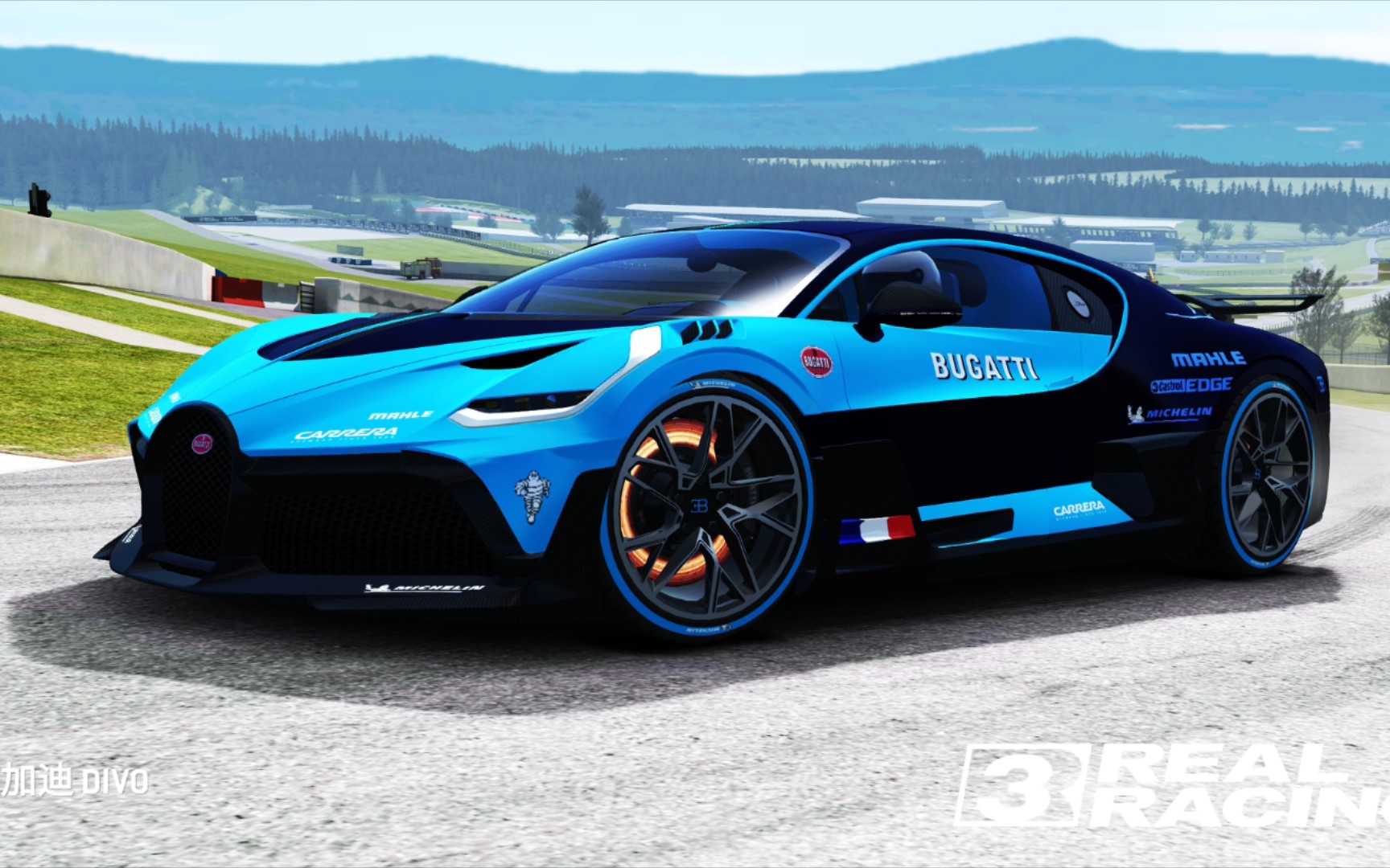 布加迪超跑divo精品涂装分享!真实赛车3|4k_手机游戏热门视频