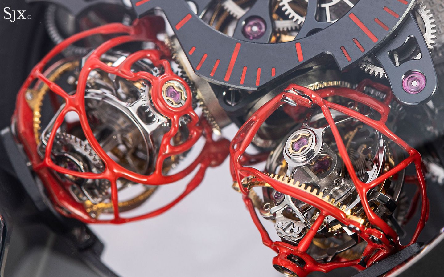 purnell escape watch- the worlds first double spherion movement