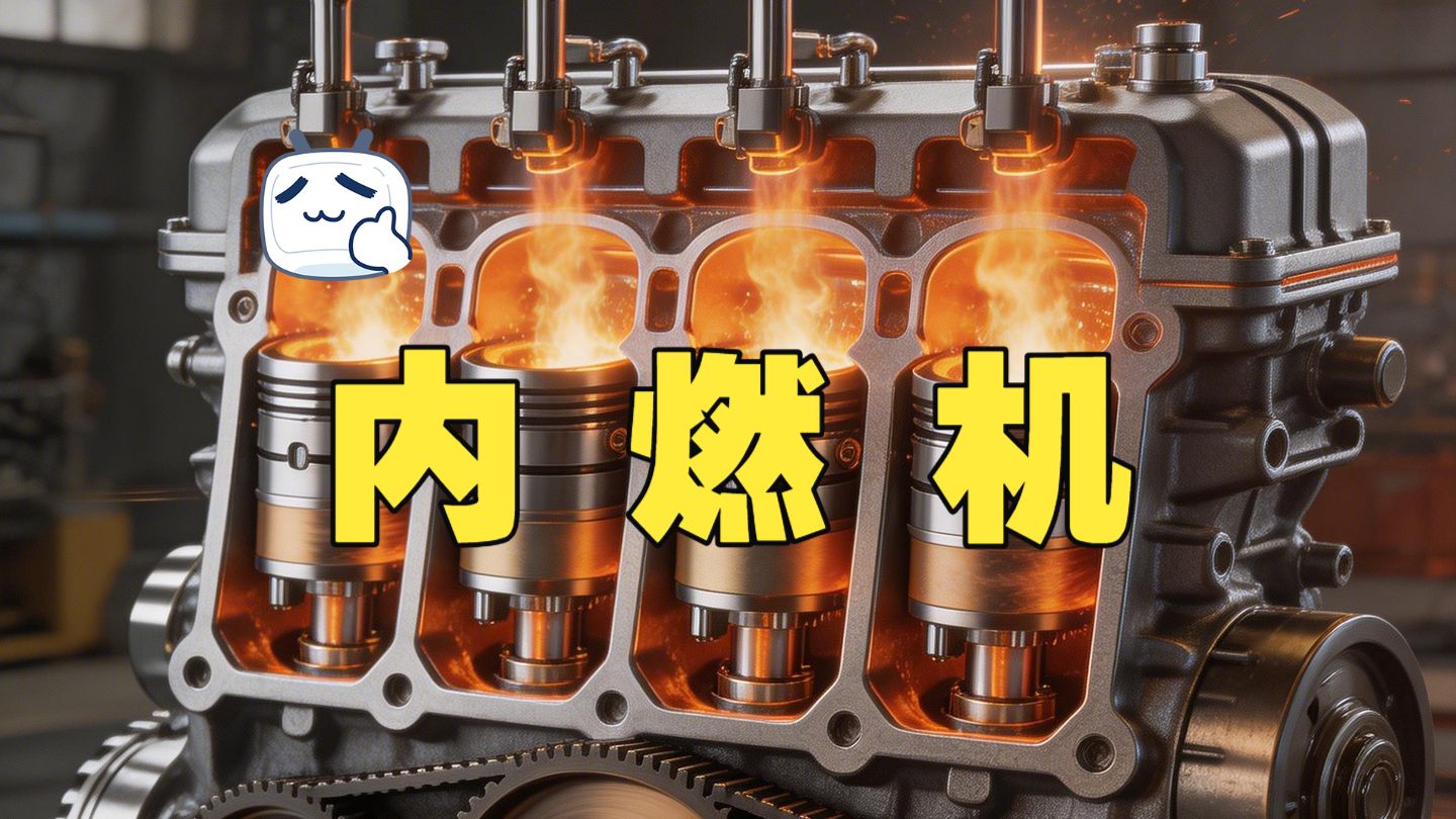 恭喜你发明了内燃机！ 用3D动画带你了解四冲程式内燃发动机的工作原理