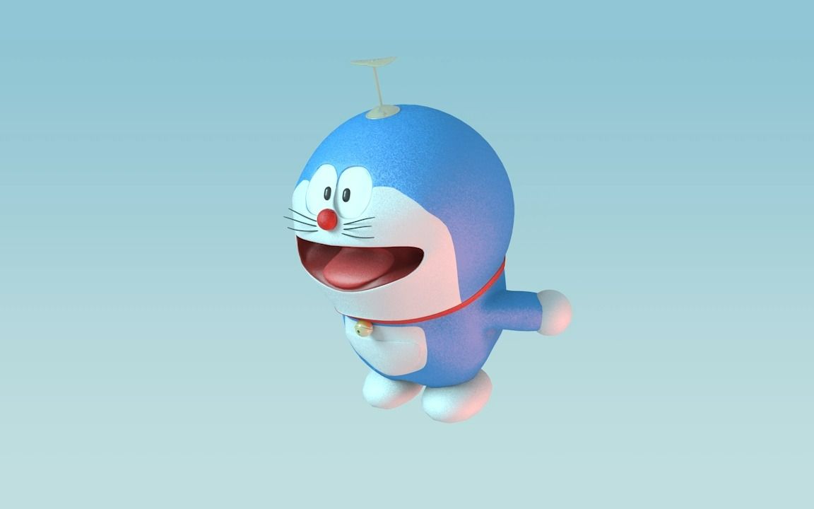 自制3d动画【哆啦a梦与竹蜻蜓】_哔哩哔哩_bilibili