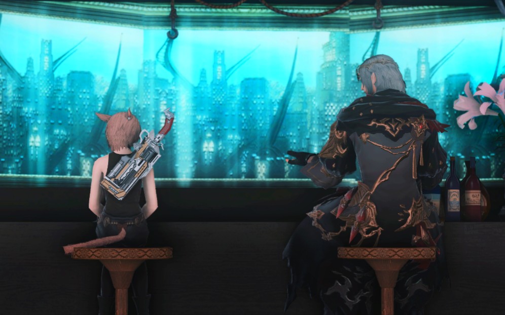 【ff14装修】亚马乌罗提风格小夜店 留念 塔区沙s | 个人房_FF14_演示