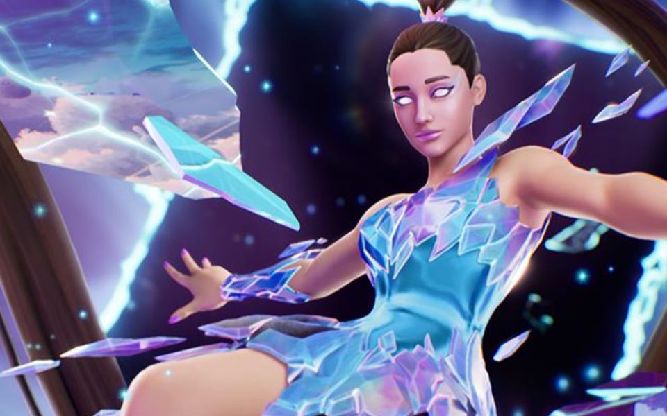 【4k】堡垒之夜ariana grande a妹演唱会